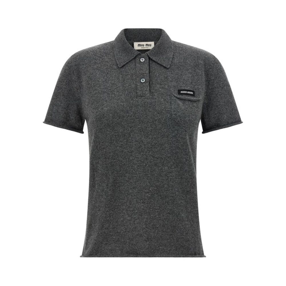 Miu Miu Women Cashmere Polo Shirt